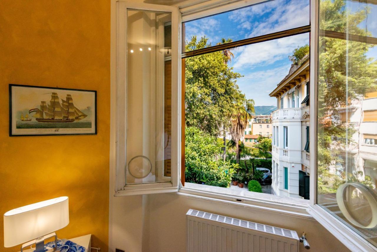 Casa Pier - Centralissima In Villa D'Epoca Rapallo Exterior foto